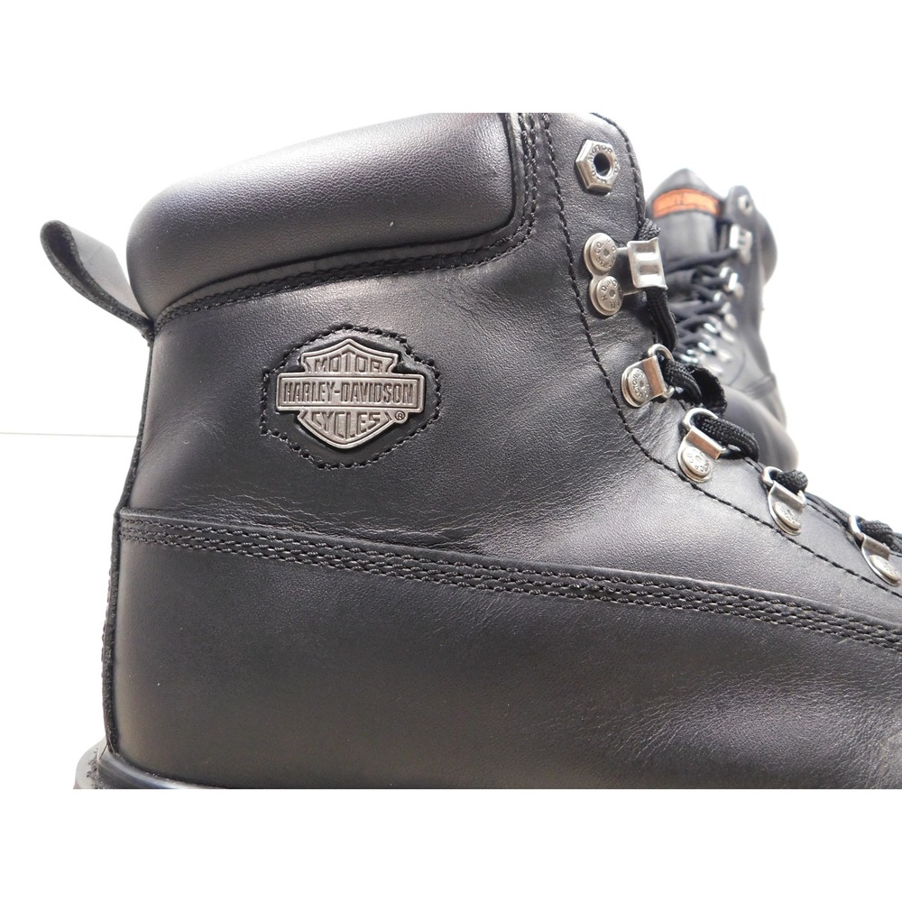 Harley Davidson Mens Drive Steel Toe Boots Black Leather Size 11M D91144 M8413 - Picture 13 of 13